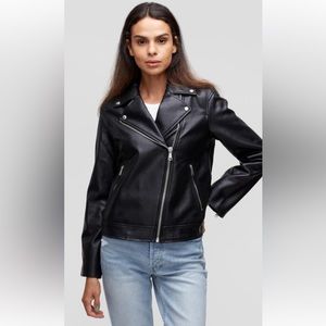 Gap Woman’s Faux Leather Biker Jacket